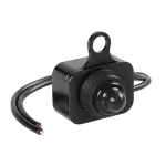 Intrerupator impermeabil On-Off pentru ghidon 12V 6A, negru