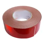 Bandă reflectorizantă roșie 50 mm x 50 m pentru semnalizare, Automax