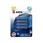 Baterii alcaline Agfa Alkaline Power AAA/LR03, 4 bucăți blister