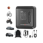 Mini compresor de aer portabil 150 PSI, LED, baterie reincarcabila