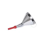 Pâlnie metalică curbată 12 cm, 17,3 cm, pentru ulei și combustibil