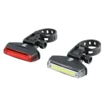 Set lumini LED pentru bicicleta Ilumia, far fata si stop spate