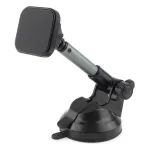 Suport magnetic auto pentru telefon cu brat telescopic 126-198 mm, 360°, Amio HOLD-14