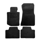 Set covorașe auto din mochetă pentru BMW Seria 4 G26 Gran Coupe 2021+, negru