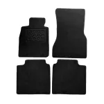 Set covorase auto din mocheta pentru BMW Seria 7 G70 2022-, negre, 4 piese