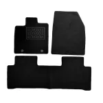 Set covorașe auto din mochetă pentru Byd Atto 2 2025-, negre, 3 piese