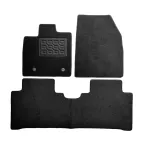 Set covorașe auto din mochetă pentru BYD Atto 3 2021+, negre, 3 piese