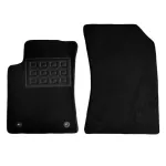 Set covorașe auto din mochetă pentru Citroen C3 3, negre, 2 piese