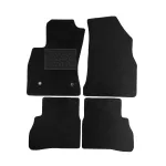 Set covorașe auto din mochetă pentru Opel Combo D Tour 5 locuri, negru, 4 piese