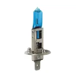 Set 2 becuri halogen auto Blu-Xe H1 100W 12V P14,5s, lumină alb-rece