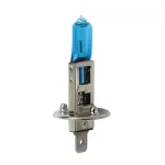 Set 2 becuri halogen auto H1 Blu-Xe 55W 12V P14,5s, lumină 4150K