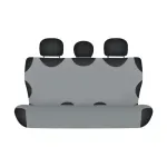 Huse bancheta spate auto tip maieu, set 2 bucati, gri, Cridem