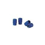 Capace valve auto Sport din aluminiu, set 4 buc, albastre