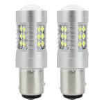 Set 2 becuri LED 1157 P21/5W BAY15d Canbus 12/24V, alb 6000K
