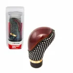 Maner schimbator viteza universal cu imitatie lemn si masaj 4Cars