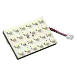 Panou LED SMD rosu 24V cu 24 LED-uri, 35x65 mm, pentru interior auto