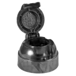 Priza pentru remorca Carpoint 7 poli din aluminiu, 12V, cu capac