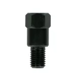 Adaptor oglindă retrovizoare motocicletă M10x1,25 dreapta-dreapta, negru