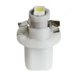 Bec LED B8.5d 12V alb pentru iluminare bord auto, 1 SMD, set 2 buc