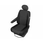 Husă scaun furgonetă transport Ares DV1-L pentru 1 loc, negru/gri