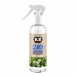 Odorizant auto cu atomizor K2 Cayon White Flowers 250 ml