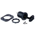 Priza auto incorporabila 12/24V 20A etansa cu capac, 4Cars