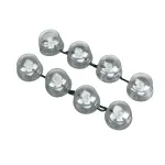 Set iluminare LED auto 8 bucăți, 12V, verde, impermeabil