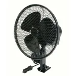 Ventilator auto oscilant din metal 12V, diametru 15 cm, Jumbo