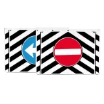 Aparatori noroi camion din cauciuc 53x37 cm, set 2 bucati