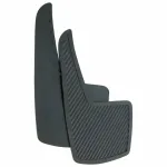 Aparatori noroi universale Carpoint, set 2 buc, 36x21 cm, cauciuc negru