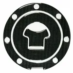 Autocolant protector buson rezervor motocicletă Honda, carbon, 7 găuri