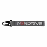 Breloc cu carabină Nordrive, textil rezistent pentru chei și accesorii