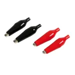 Cleme de precizie pentru tester acumulator, Micro-Clips, 4 buc, 45 cm