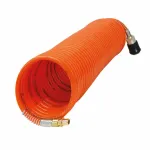 Furtun aer spiralat Carpoint 10 m cu cuple rapide si adaptor tata