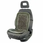 Husă scaun auto față cu bile din lemn și velur Deluxe Carpoint