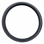 Husa volan Amio SWC-15 marimea M 37-39 cm, negru/alb