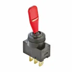 Intrerupator auto basculant On-Off 12V 20A rosu, 3 pini, Carpoint