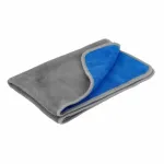 Lavetă din microfibră cu față dublă Premium 40x70 cm, gri/albastru