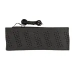 Manson volan auto cu siret 4Cars, marimea M, 37/39 cm, negru