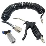 Pistol aer pentru curatarea prafului cu furtun spiralat 8 mm, 10 bar