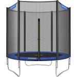 SONGMICS Trambulina pentru copii cu plasa de protectie exterioara, diametru 183 cm, 100 kg, albastru Household NewTrend