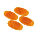 Set 4 catadioptri reflectorizanti pentru spite bicicleta, galben, Lampa