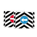 Aparatori noroi camion 35x30 cm din cauciuc, set 2 buc cu marcaje