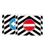 Aparatori noroi camion din cauciuc 45x35 cm, set 2 buc