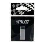 Autocolant 3D crom litera I, 28 mm, cu adeziv pentru personalizare