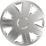 Capace roti auto Master argintii 15 inch, set 4 bucati din ABS