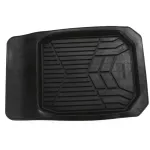 Covoras cauciuc auto fata 74x50 cm cu margini ridicate, negru