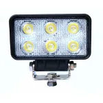 Proiector LED dreptunghiular 18W 12/24V din metal, impermeabil, Kamar
