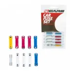 Set siguranțe cilindrice auto 10 buc, 5A-25A, 4Cars