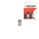 Set 2 becuri LED T10 W5W 12V alb, 4 SMD, cu rezistor, 4Cars